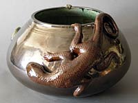 Lage Ceramic Lizard Bowl by Jennifer Joyce